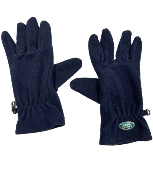 Land Rover Fleece Gloves for men and women Fleece gloves with brand logo Finger gloves MB7700 Blue