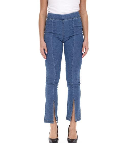 ONLY Paige Damen Skinny-Jeggings High-Waist Jeggings Denim-Hose mit Gummizug 99312847 Blau