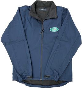 Giacca softshell da uomo Land Rover, giacca di transizione impermeabile e antivento con Dintex Land Rover JN135 blu