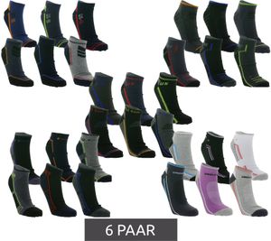 6 paia di calzini da uomo in cotone Zio Sam, calzini sportivi, calzini da ginnastica, nero/grigio/blu/rosso/arancione in diversi modelli