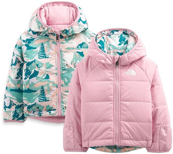 THE NORTH FACE Reversible Perrito Baby Insulation Jacket with Heatseeker Eco Girls Quilted Jacket NF0A7QWOR6R0 Pink/Multi-Coloured