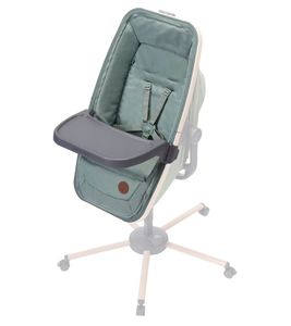 MAXI-COSI Alba children's meal set attachment compatible with the Alba all-in-one bassinet with 5-point safety belt children's accessories meal chair 2014045110 green