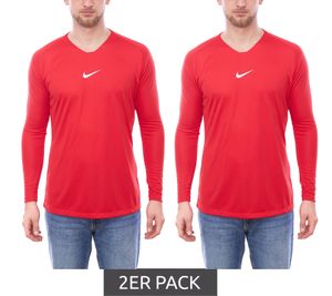 Pack de 2 camisetas deportivas NIKE Performance Dry Park de manga larga con tecnología dry-fit AV2609-657 rojo