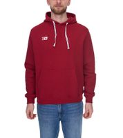 Felpa con cappuccio da uomo Outfitter Ocean Fabrics Thai, maglione con cappuccio sostenibile in stile basic OUT-M-1003-OTW-36 rosso