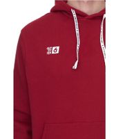 Felpa con cappuccio da uomo Outfitter Ocean Fabrics Thai, maglione con cappuccio sostenibile in stile basic OUT-M-1003-OTW-36 rosso
