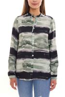 Confezione da 2 camicette bruno banani da donna a maniche lunghe in look tie-dye camicia estiva 31663237 verde/nero