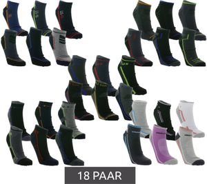 18 paires de chaussettes en coton pour hommes Oncle Sam, chaussettes de sport, chaussettes baskets, noir/gris/bleu/rouge/orange en différents modèles