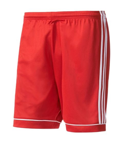 Pantalón corto deportivo adidas Squadra 17 de mujer con tecnología ClimaLite pantalón de entrenamiento BK4779 rojo/blanco