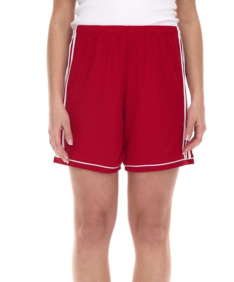 adidas Squadra 17 pantaloncini sportivi da donna con tecnologia ClimaLite pantaloni da allenamento BK4779 rosso/bianco