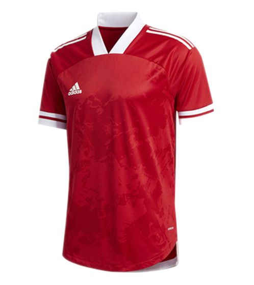 adidas Condivo 20 Short Sleeve Jersey Men's Jersey Football Shirt with AeroReady FT7257 Red/White