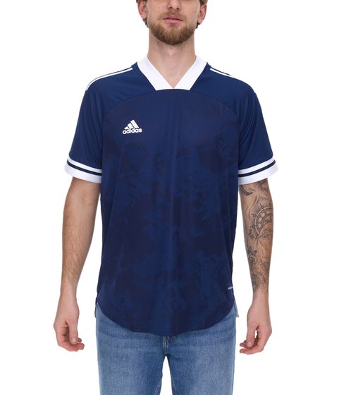 adidas Condivo 20 Short Sleeve Jersey Men's Jersey Football Shirt with AeroReady FT7261 Blue/White