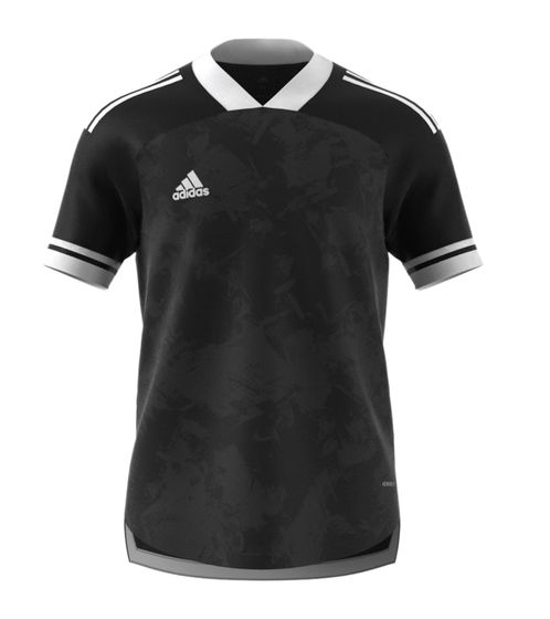 Maglia da calcio adidas Condivo 20 in jersey a maniche corte da uomo con AeroReady FT7256 nero/bianco