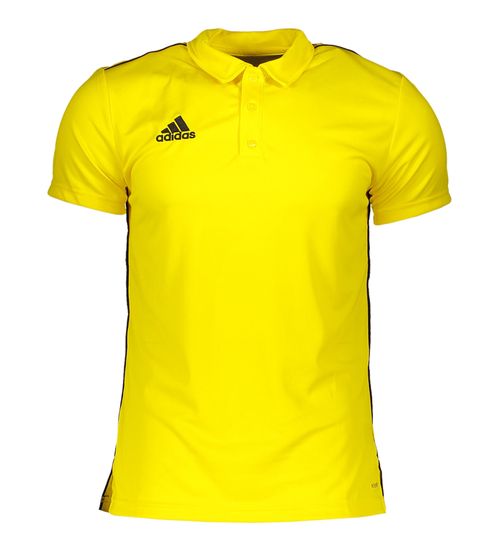 adidas Core 18 men's breathable polo shirt, comfortable sports shirt FS1902 yellow