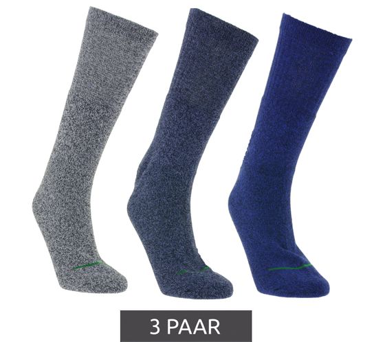 3 paires de chaussettes primaires. chaussettes de loisirs durables chaussettes en coton chaussettes tricotées longues 53200-7004 bleu royal/bleu foncé/blanc