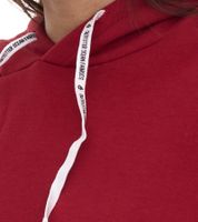 Outfitter Ocean Fabrics Thai Damen Hoodie nachhaltiger Kapuzen-Pullover im Basic-Style OUT-W-1003-OTW Schwarz, Rot oder Dunkelblau