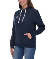 Outfitter Ocean Fabrics Thai Damen Hoodie nachhaltiger Kapuzen-Pullover im Basic-Style OUT-W-1003-OTW Schwarz, Rot oder Dunkelblau