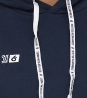 Outfitter Ocean Fabrics Thai Damen Hoodie nachhaltiger Kapuzen-Pullover im Basic-Style OUT-W-1003-OTW Schwarz, Rot oder Dunkelblau