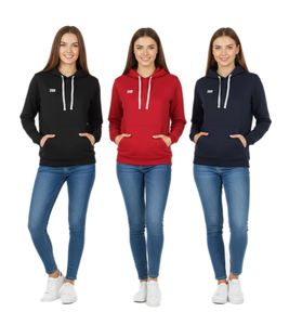 Outfitter Ocean Fabrics Thai Herren und Damen Hoodie nachhaltiger Baumwoll-Pullover mit Kapuze im Basic-Style OUT-1003-OTW Schwarz, Rot oder Dunkelblau