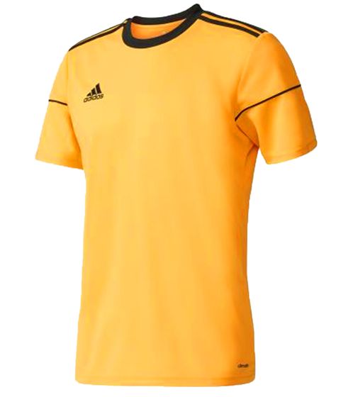 adidas Squadra 17 sports shirt for boys and girls training shirt with climalite technology fitness top BJ9180 yellow/black