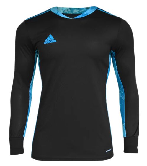 Camiseta de portero sostenible para hombre adidas AdiPro 20 camiseta de manga larga jersey de fitness FI4193 negro/azul