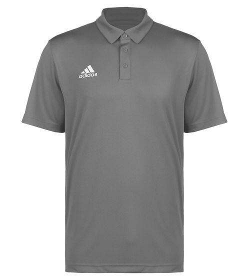 Polo sostenibile adidas Entrada 22 per ragazzi Maglietta Everyday con tecnologia AEROREADY Top a manica corta H57485 Grigio