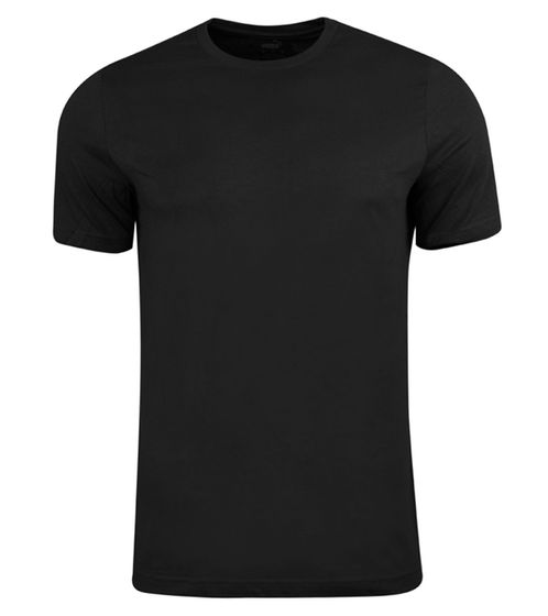 Camiseta de hombre PUMA Blank Base camiseta interior sostenible de algodón 678255 02 negro