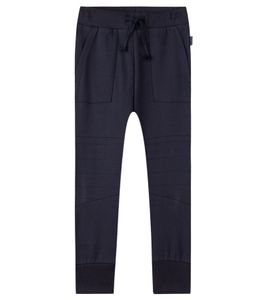 Pantaloni della tuta per bambini Sanetta per ragazzi, pantaloni da jogging morbidi con coulisse, pantaloni per tutti i giorni 126498 5365 blu scuro