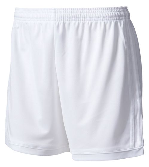 Pantalón corto deportivo adidas Squadra 17 de mujer con tecnología ClimaLite pantalón de entrenamiento BK4780 blanco