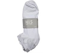 30 paia di calzini sneaker H.I.S calzini in cotone certificato Oeko-Tex 8915F.018 660 Bianco