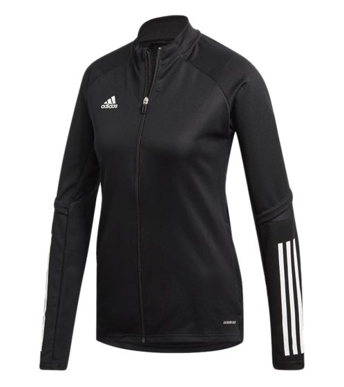 adidas Condivo 20 Damen nachhaltige Sport-Jacke mit AEROREADY-Technologie Fitness-Jacke Alltags-Jacke FS7104 Schwarz