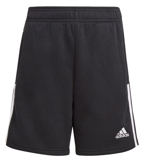 adidas Tiro 21 short de sport pour garçons et filles short de fitness pantalon en coton GM7343 noir/blanc