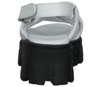 ILC Damen Sandalette Riemchen-Sandalen mit derber Sohle Echtleder C45-8541 Beige/Blau, Grün oder Weiß