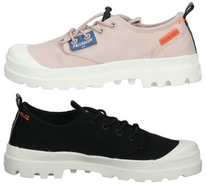 Palladium Pampa Oxfords Dare Kinder Schuhe Turnschuhe mit Schnellschnürsystem 57377 Rosa oder Schwarz