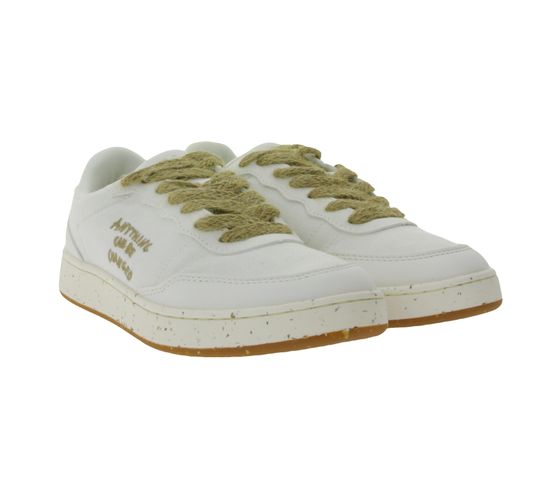 ACBC Evergreen zapatos de mujer y hombre zapatillas bajas sostenibles zapatos con cordones Sheh cáñamo 200 blanco