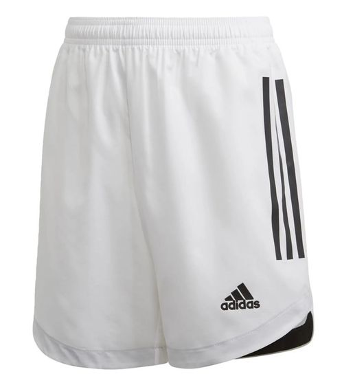 adidas Condivo 20 pantaloncini sportivi sostenibili per ragazzi e ragazze pantaloni fitness corti con tecnologia AEROREADY pantaloncini da allenamento FI4599 bianco