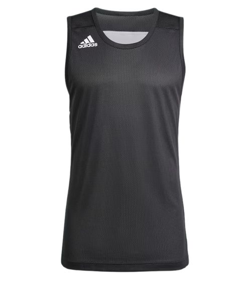 Camiseta de tirantes reversible adidas 3G Speed ​​​​Hombre con tecnología Climalite DX6385 Negro/Blanco