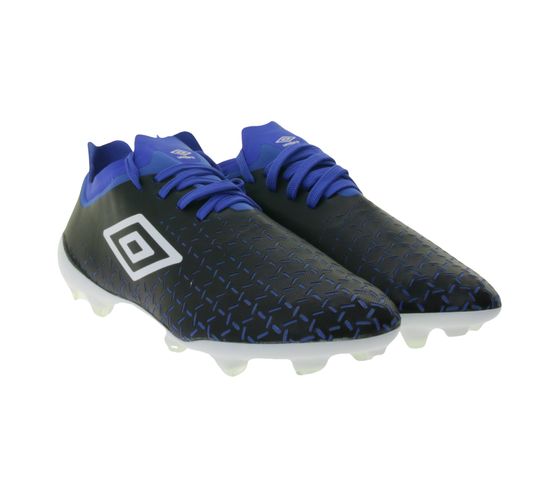 UMBRO Predator VELOCITA V PRO FG Herren Fußballschuhe mit Hybrid-Stollenkonfiguration Sport-Schuhe 81588U JLQ Schwarz/Blau