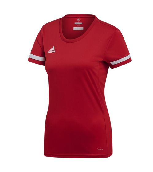 adidas Team 19 women's training shirt with Climacool technology sports shirt DX7248 red