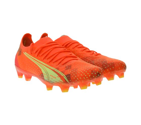 Zapatillas de fútbol PUMA ULTRA ULTIMATE FG/AG para mujer con tecnología NANOGRIP, zapatillas de entrenamiento 106898 03 coral