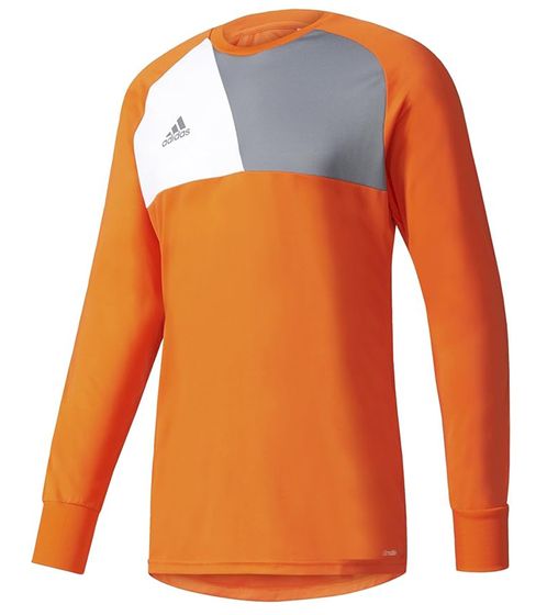 adidas Assita 17 maillot à manches longues pour homme maillot de gardien de but maillot de fitness avec technologie Climalite pull à manches longues AZ5398 orange/gris