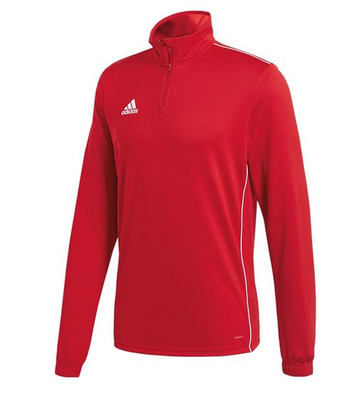 adidas CORE 18 Trainings-Shirt für Jungen und Mädchen mit AEROREADY-Technologie Sport-Trikot Fitness-Oberteil CV4141 Rot/Weiß