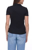 Polo adidas Core 18 pour femme à manches courtes avec technologie AEROREADY chemise de tous les jours CE9039 noir/blanc