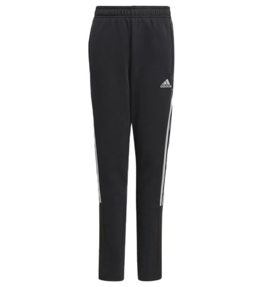 Pantalones deportivos adidas Tiro 21 para niños y niñas, pantalones cortos, pantalones deportivos, pantalones de algodón GM7332 negro/blanco