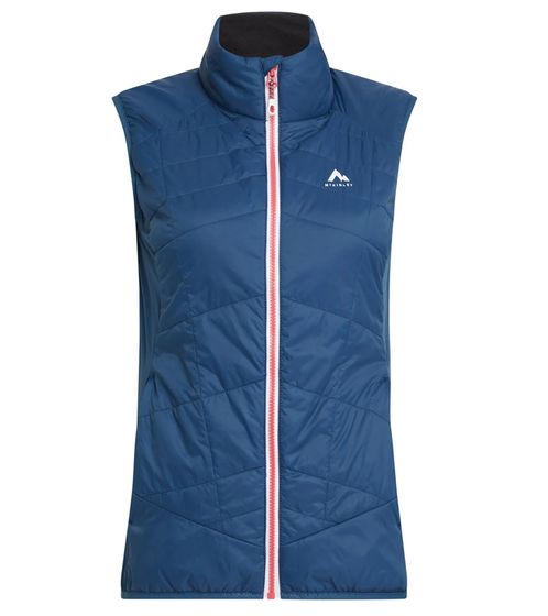 McKINLEY Sansa HYB VST W gilet femme, gilet matelassé légèrement hydrofuge avec rembourrage PRIMALOFT 419862 510 bleu