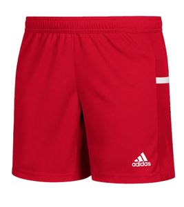 Pantaloncini sportivi adidas Team 19 da donna con pantaloni da allenamento con tecnologia Climacool DX7296 rossi