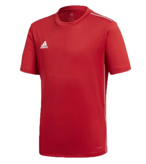 adidas Core 18 Sport-Shirt für Jungen und Mädchen mit ClimaLite-Technologie Sport-Trikot Fitness-Oberteil CV3496 Rot