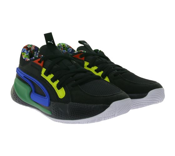 Scarpe da basket da uomo PUMA Court Rider con scarpe sportive con ammortizzazione FOAM 379137 01 nere