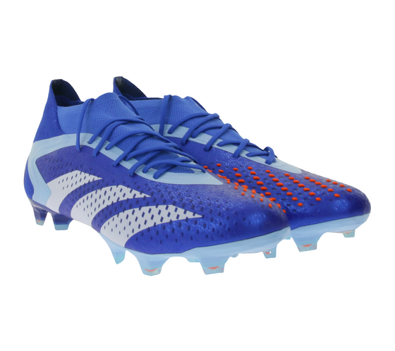 Zapatillas de fútbol adidas PERFORMANCE PREDATOR ACCURACY.1 FG para hombre con cámara superior HybridTouch GZ0038 azul