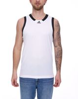 adidas M ICON SQUAD J Herren Basketball-Trikot recyceltes Tank-Top HF6714 Weiß