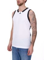 adidas M ICON SQUAD J Herren Basketball-Trikot recyceltes Tank-Top HF6714 Weiß
